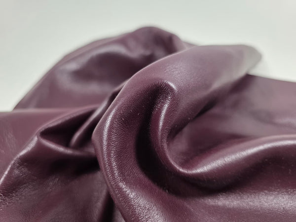 PIECE OF BLACK COW LEATHER 
