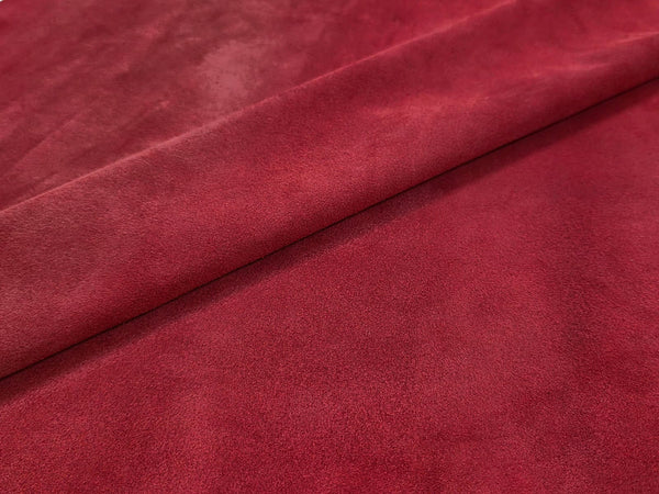TROZO DE PIEL DE SERRAJE ROJO