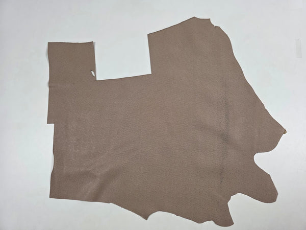 TROZO DE PIEL DE VACUNO GRABADO TAUPE