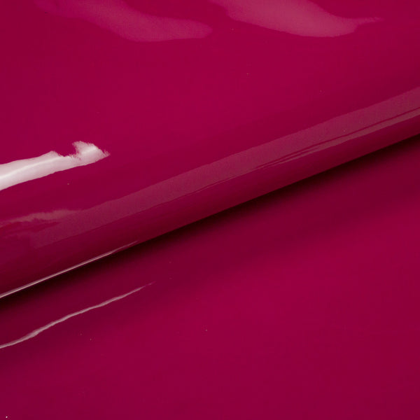 PIECE OF MAGENTA PATENT LEATHER 