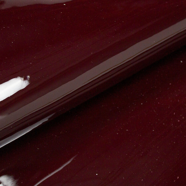 PIECE OF MAROON PATENT LEATHER 