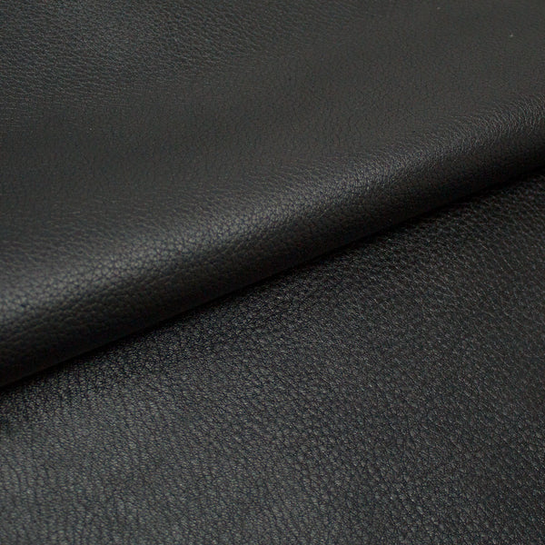 PIECE OF GRAPHITE PUMPED COW LEATHER 