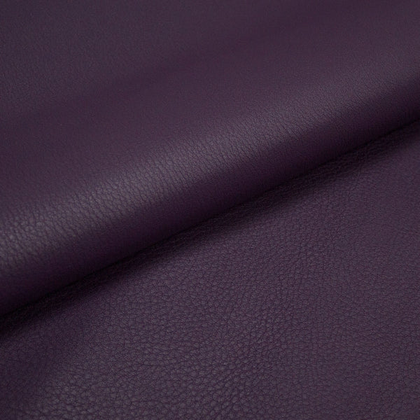 PIECE OF PURPLE PUMPED COW LEATHER 