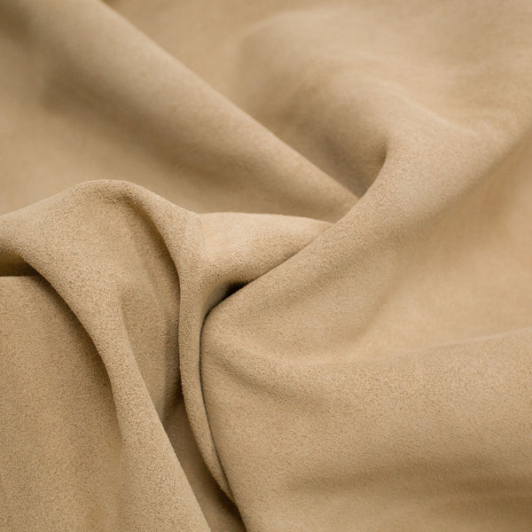 SAND PLUSH SUEDE LEATHER 