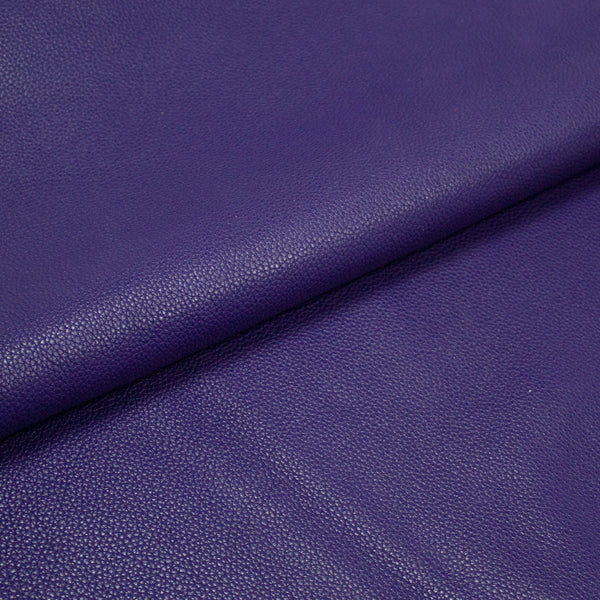 PIECE OF PURPLE PUMPED COW LEATHER 