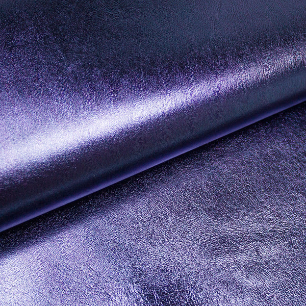 PIECE OF PURPLE LAMINATED GOAT SKIN 