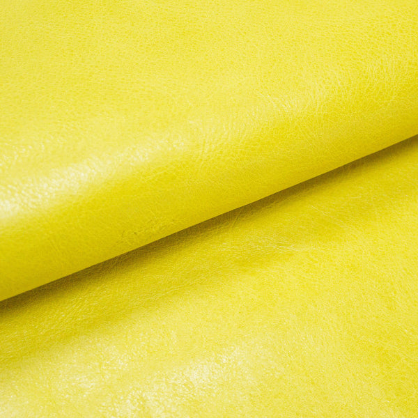 PIECE OF YELLOW COW LEATHER 