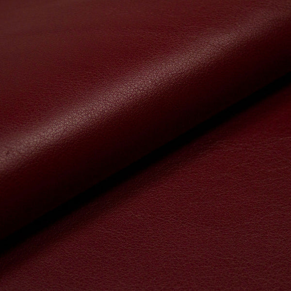 PIECE OF BURGUNDY COW LEATHER 