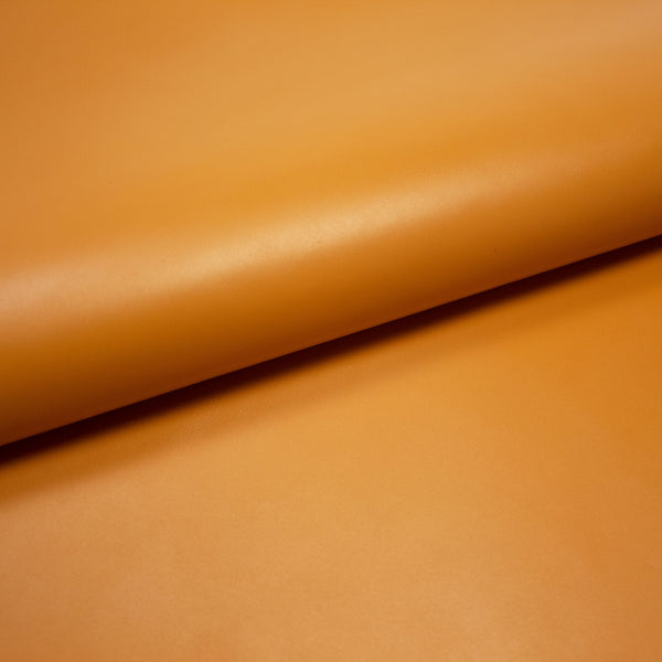 PIECE OF MUSTARD COW LEATHER 