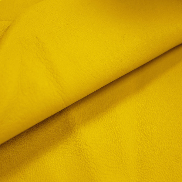 Yellow cowhide