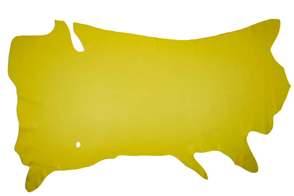 LUXURY CANARY COW LEATHER