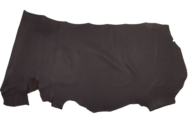 COW LEATHER DARK GRAY UPHOLSTERY