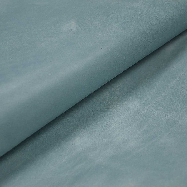 SKY BLUE OILED COW LEATHER