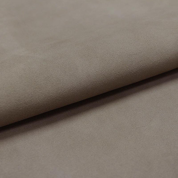 LEATHER OF GOAT SUEDE TAUPE