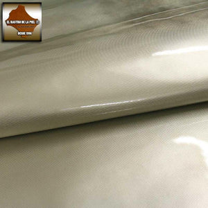 STRIPED PATENT LEATHER CHAMPAGNE REF. CH-055-1011