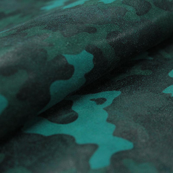 Saw leather magic green camouflage