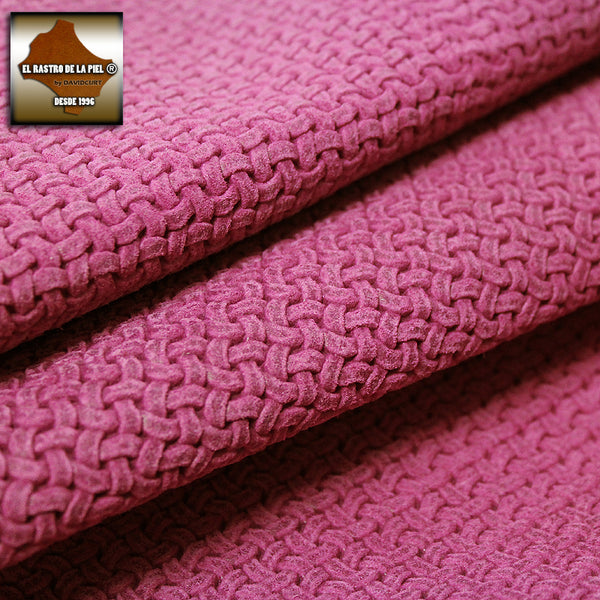 EMBOSSED LEATHER LEATHER KNOTS PINK REF. CO-323-21
