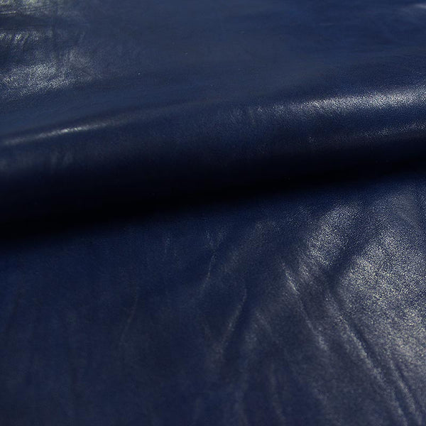 LEATHER OF SKIRT OF BLUE RUSTIC VAQUETILLA OLDED REF. VA-776-1213